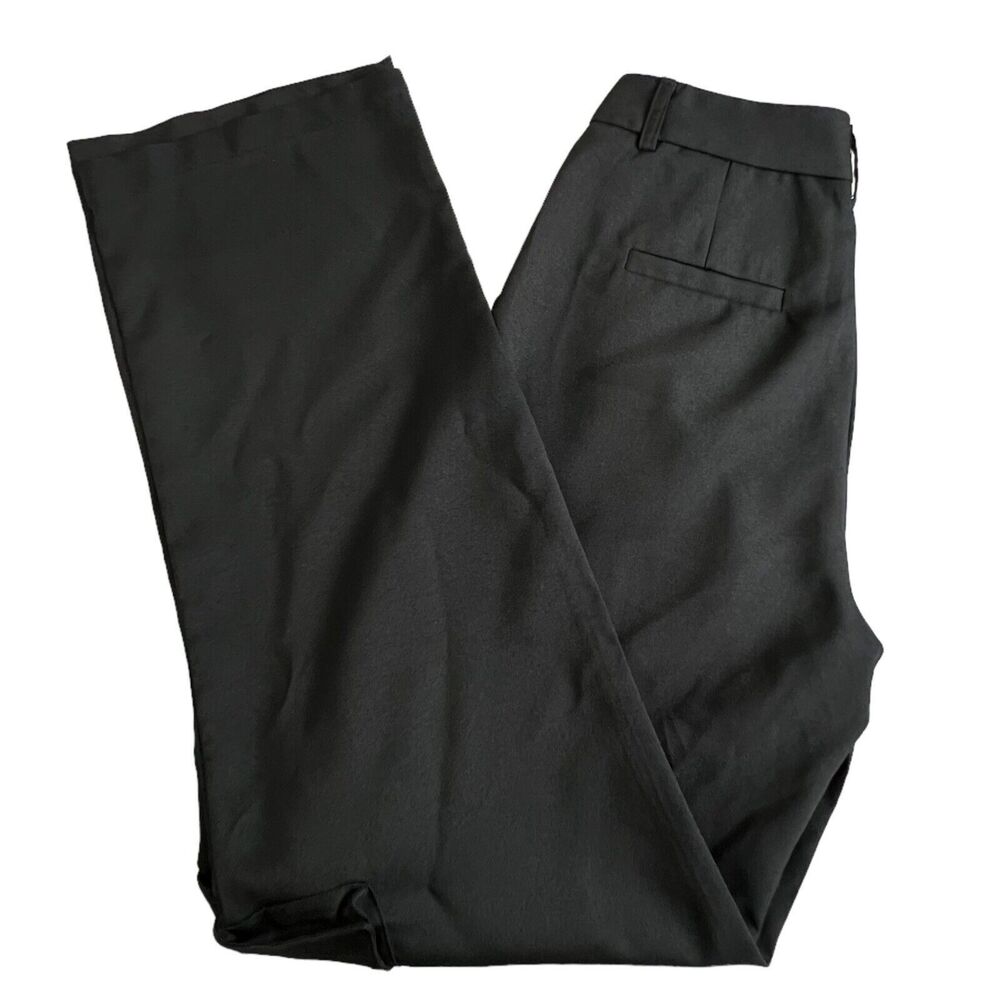 White Fox Womens Black High‎ Rise Cargo Relaxed Straight Leg Pants Small